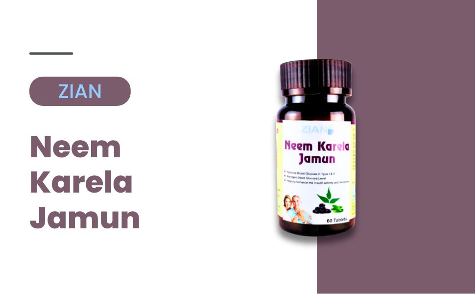 Neem Karela Jamun Tablets – Ayurvedic Blood Glucose Controller Support for Daily Wellness | 30 Tablets