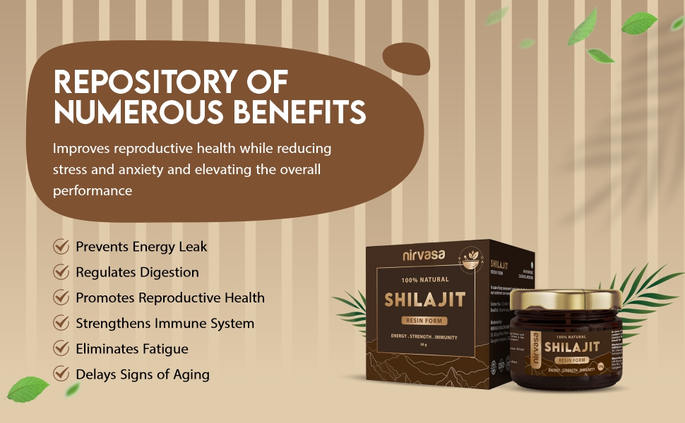 Nirvasa Himalayan Shilajit Resin 20g
