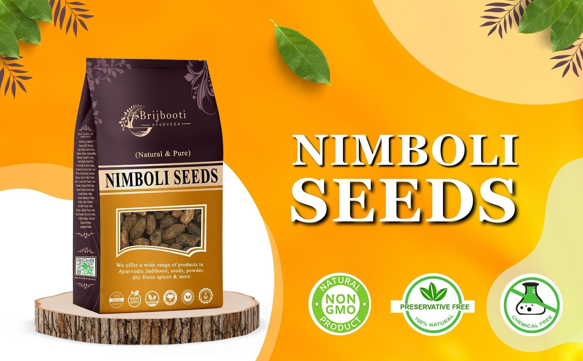 Birju Mahavir 1 KG NEEM SEEDS - NEEM NIBOLI SABUT