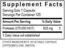 TRANSFORMATION THE GENESIS OF GOOD HEALTH Protease 375K Enzyme Blend Supplement, High-Potency Formula for Protein Absorption & Gut Health, Advanced Enzym Support for Nuttrient Absorption, Non-GMO, 120 5