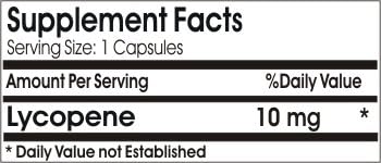 Lycopene 10mg ~ 200 Capsules - No Additives ~ Naturetition Supplements 3