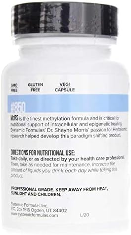 Systemic Formulas Bio Cell #850 MORS - 60 Capsules. Methylation Donor. 4