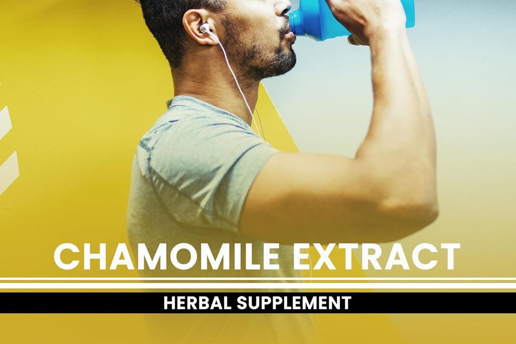 Pure Original Ingredients Chamomile Extract, (100 Capsules) Always Pure, No Additives Or Fillers, Lab Verified 5