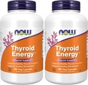 NOW Foods Thyroid Energy Veg Capsules (180 Capsules, Pack of 2) 6