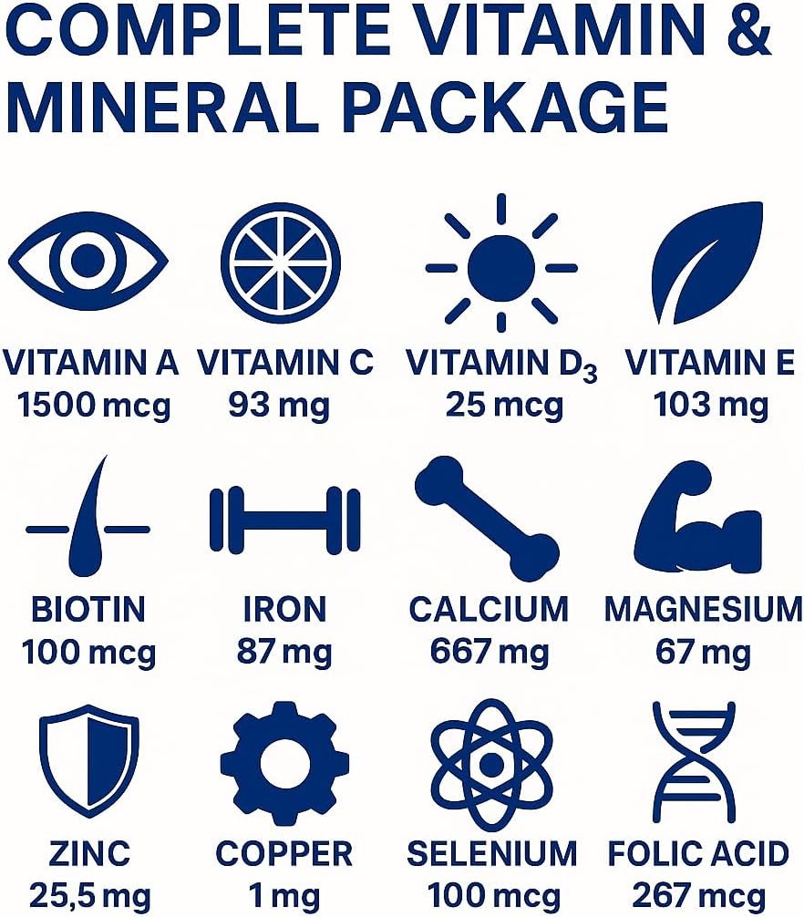 Vita4Life!® Bariatric Multivitamins Multi-Plus Formula | 483% Iron Support | 360 Fast-Absorbing Capsules | Complete Vitamin B Complex for Gastric Bypass & Sleeve Patients | Made in USA 4