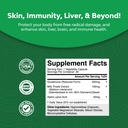 Skin Brightening Glutathione Supplement with Milk Thistle 1000mg - Glutathione Skin Whitening Capsules with Alpha Lipoic Acid for Liver Care, Energy Support & Immune Help - for Men & Women - 30 Count 4