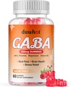 GABA Gummies 500mg for Cortisol Balance, Stress Relief Gummies for Adults Sleep, Brain, Immune Support, GABA Chewable Supplement with L-Theanine & Magnesium & Vitamin B6, Sugar Free, Vegan, 60 2