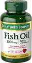 Nature's Bounty Fish Oil 1000 mg, Odorless, 120 Coated Softgels (Pack of 3) 2