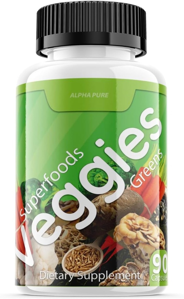 90 Capsules Each Bottle 540 Capsules superfoods Veggies Greens and Reds Fruits Triple Pack 5