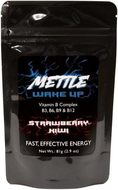 Energy Drink Powder - 50 Servings | Sugar Free | 200mg Caffeine - Mettle Energy Drink Mix (Strawberry Kiwi) 2