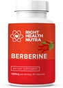 Right Health Nutra - Berberine 1200mg - 60 Capsules - Pure, Natural Support for Fighting Free Radicals, Boost Immunity & Balance Microbiome - Vegan & Natural Berberine Capsules 2