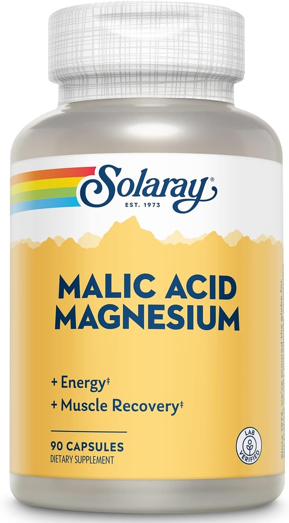 Solaray Malic Acid with Magnesium | 90 CT 2