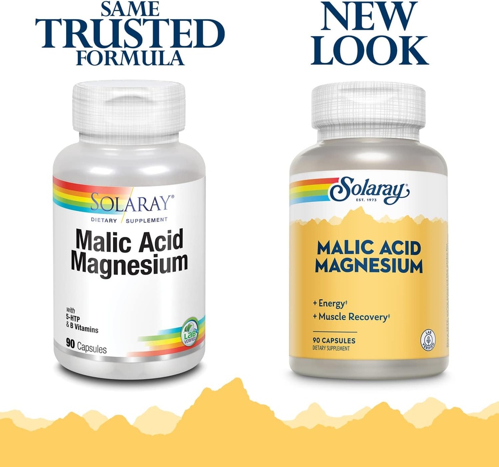 Solaray Malic Acid with Magnesium | 90 CT 3