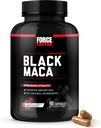 FORCE FACTOR Black Maca Root Supplement for Men, 1000mg Maca Negra Extract for Energy, Hormonal Balance & Vitality, Superior Absorption with BioPerine, 90 Capsules 2