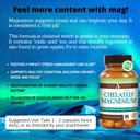 Chelated Magnesium Capsules - Supports Nerve and Muscle Function - 90 Capsules - by Suzy Cohen, RPh 4