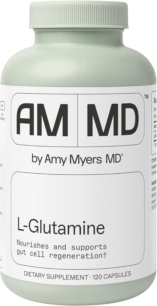 Amy Myers MD L-Glutamine Capsules - Cell Health Supplement - Gut Cleanse & Soothing Support for Stomach Relief - Healthy Muscle Support - Adult Health Supplement 2