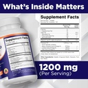 Vitamatic 2 Pack Flaxseed Oil 1200mg 120 from Cold Pressed Flax Seed - 675 mg of ALA Omega 3 Fatty Acids for Improving Heart Health 3