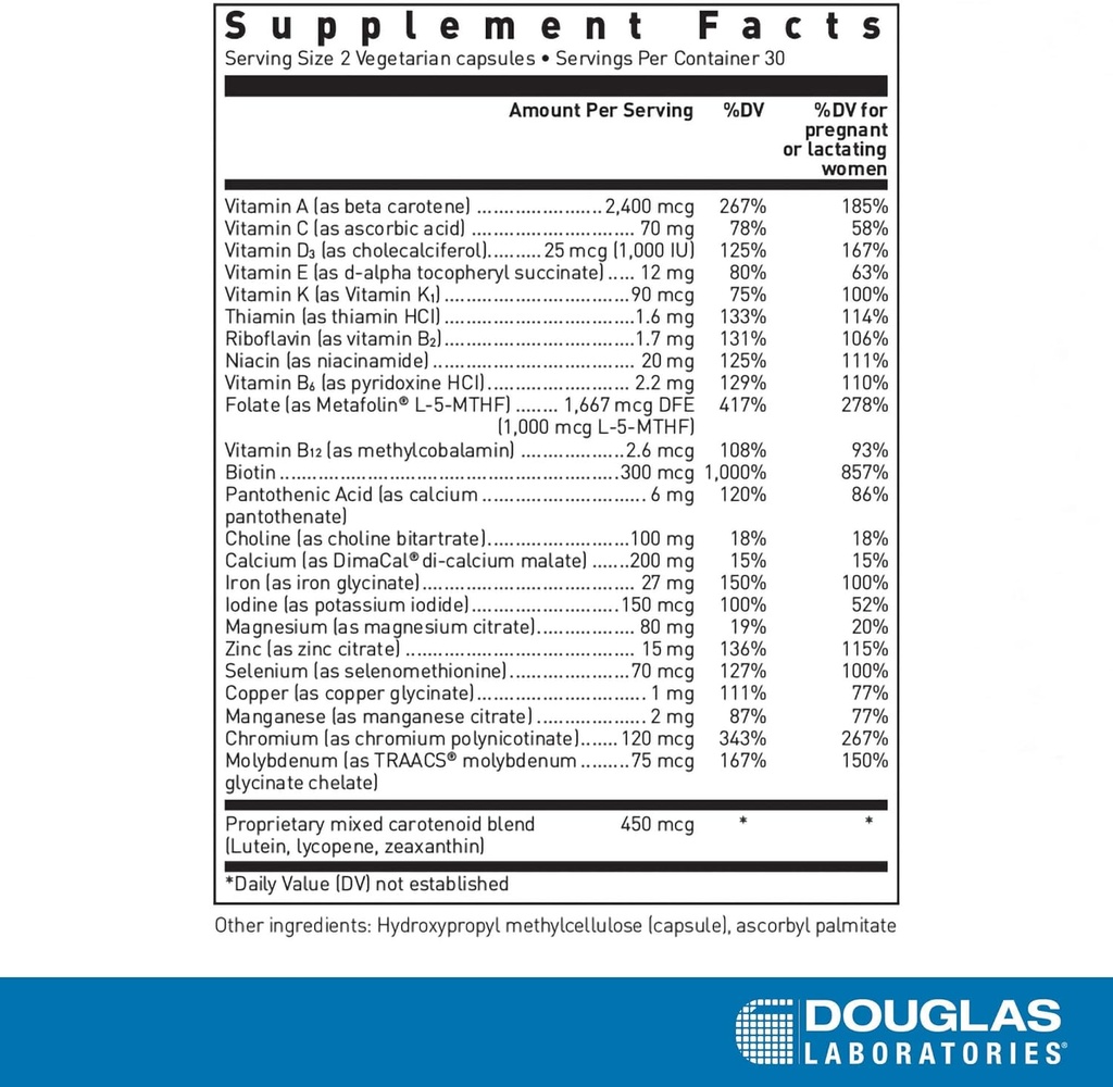 Douglas Laboratories Prenatal | Essential Vitamins and Minerals to Support Maternal Health During Pregnancy* | 60 Capsules 3