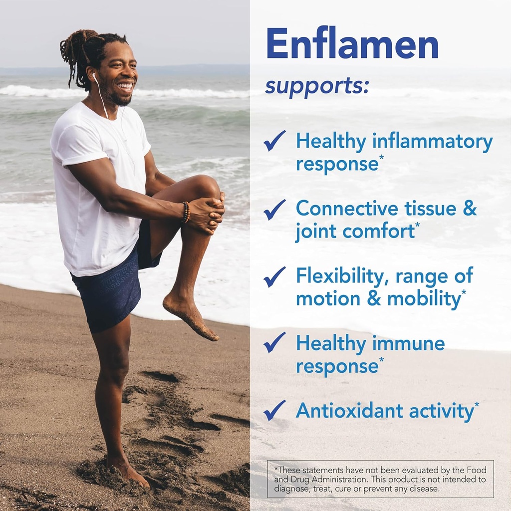 Patient One Enflamen | Supplement to Support Healthy Inflammatory Response and Joint Comfort* | with Turmeric, Ginger, Capsicum and More | 90 Capsules 5