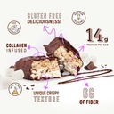 Smart for Life High Protein Bars - Smores - Low Sugar Crunchy 14g Protein Meal Replacement Bars – 12 Bars - Works with Cookie Diet Protein Snacks – Non-GMO – Smores Protein Bar 4