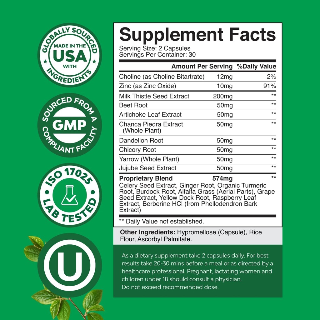 Bundle of Milk Thistle Liver Support Supplement and White Kidney Bean Energy Booster - Herbal Liver Supplement with Silymarin Milk Thistle - Natural Energy Pills and White Bean Extract Supplements 3