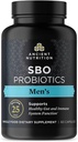 Ancient Nutrition Probiotics for Men, SBO Probiotics Men's 60 Ct, for Gut Health, Digestive and Immune Support, Boosts Muscle Mass and Fat Metabolism, 25 Billion CFUs* Per Serving 2