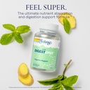 SOLARAY Super Digestaway Digestive Enzymes - Pancreatin, Papain, Ginger, Pepsin, Betaine HCl, Aloe Vera, and More - Digestion & Nutrient Absorption Support - Lab Verified - 180 VegCaps 4