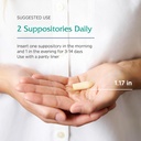 Vitanica Yeast Arrest, Homeopathic Vaginal Suppositories, for Yeast Infection Symptoms, Relieves Burning, Itching & Discharge, with Boric Acid, Tea Tree Oil & Probiotics, Vegan (Pro Logo, 14ct) 5