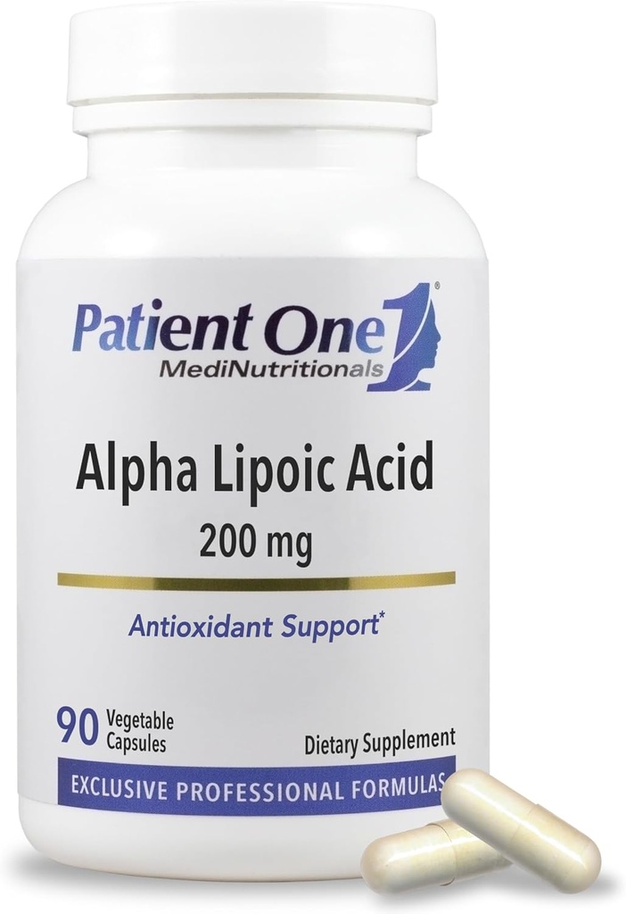 Patient One Alpha Lipoic Acid (ALA) 200 mg | Antioxidant Supplement to Support Nerve and Liver Health* | 90 Capsules 2