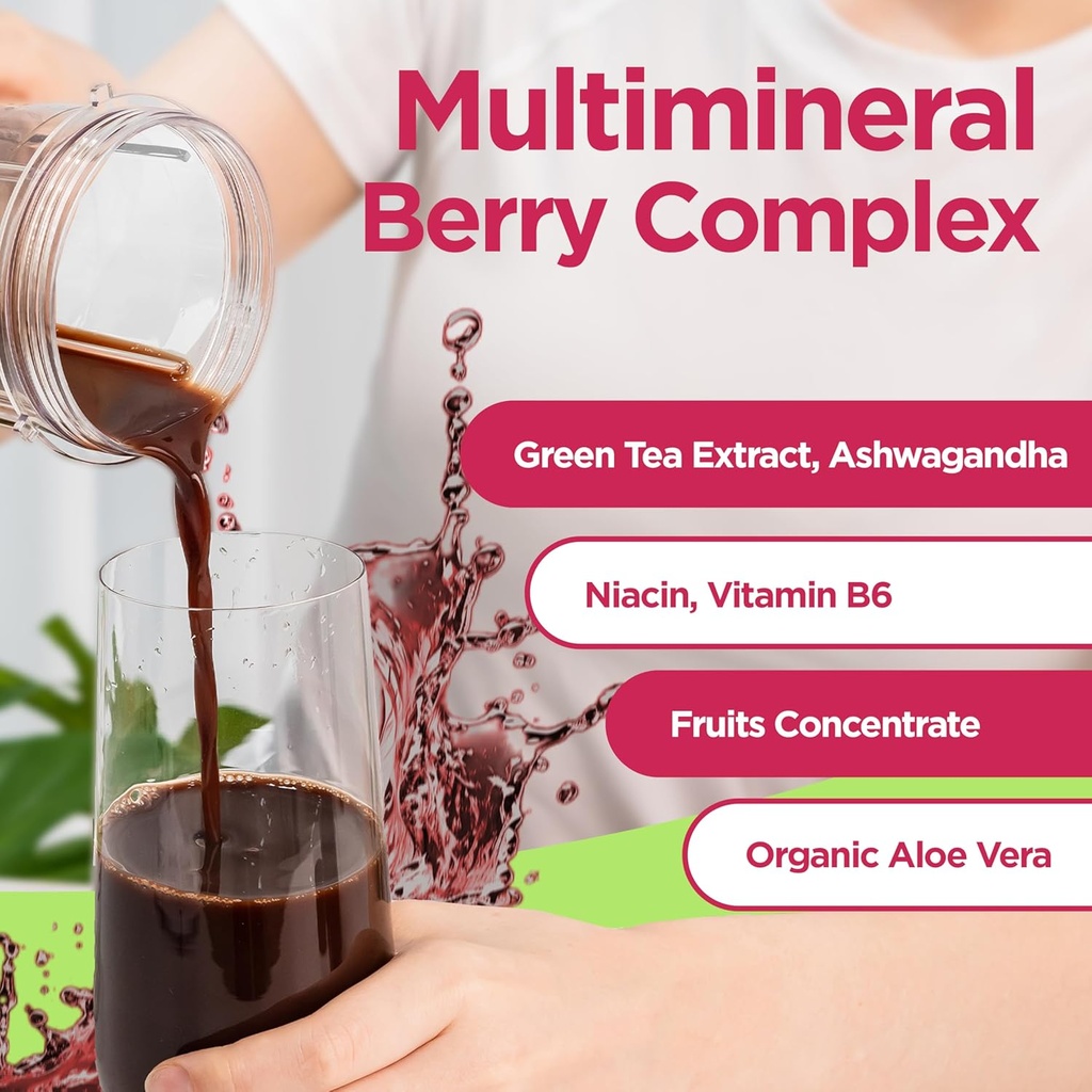 Xperia Concentrate, Liquid, Herbal Multimineral, Multivitamin for women and man, Ashwagandha, Natural Energy Boost, Agave syrup & Stevia, 30 Fl oz. (30-Day Supply) 4