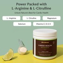 Life's Fortune L Arginine L Citrulline Supplement Powder - High Potency Nitric Oxide Supplement Booster with Natural Lemon Lime Flavor - Cardio Health, Blood Pressure and Vascular Support - 258g 6