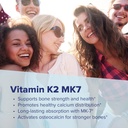 Superior Source Vitamin K2 MK-7 (Menaquinone-7) 100 mcg - Bone Strength & Health Support Supplement - Aids Healthy Heart Function - Bariatric-Friendly - 60 Sublingual Dissolving Tablets 6