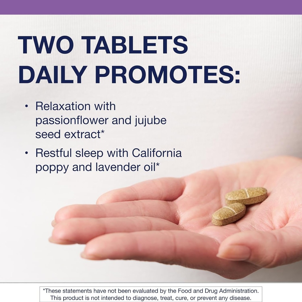 Metagenics Tran-Q Sleep - for Stress Management & Sleep Support - with California Poppy, English Lavender & Passion Flower Herb - Melatonin Free - 60 Tablets 3
