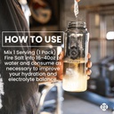 Fire Science Fire Salt Hydration Sticks, Electrolytes & Coconut Water, Hydration Drink Mix with Magnesium, Potassium & Sodium, Zero Sugar, Single Serve On The Go Packs, Berry Flavor, 32 Count 6