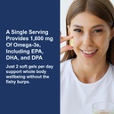 Carlson Labs Elite Omega-3, 1600 mg, Gems Fish Oil Soft Gels, Natural Lemon Flavor, 2 Pack (120 Count Each) 5