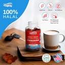 Halal Vitamins for Adults - Halal Multivitamins for Women & Men - Vitamin A, C, D, E, B6, B12 - Vegetarian, Halal Gummies - 90 Count 3