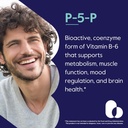 BESTVITE P-5-P 100mg (240 Vegetarian Capsules) (120 x 2) (CoEnzymated Form of B-6) - No Stearates - Vegan - Non GMO - Gluten Free 3