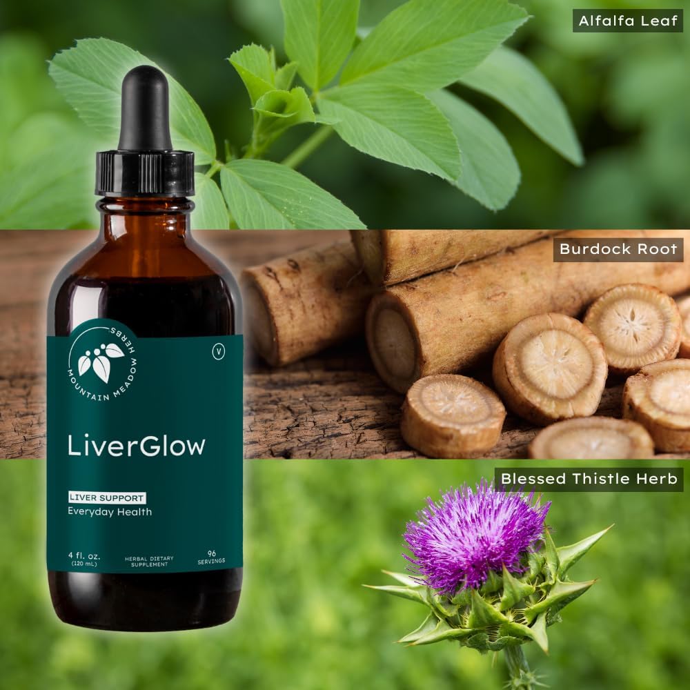 Mountain Meadow Liver Glow (Original Formula), Advanced Detoxifier and Regenerator to Support Liver Health and Function - 4 oz - for a Happy Liver 6
