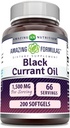 Amazing Formulas Black Currant Oil 1500 Mg Per Serving | Softgels | with GLA (Gamma-Linolenic Acid) | Non-GMO | Gluten Free (1 Pack, 100 Count) 2