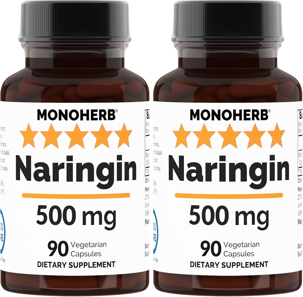 Naringin 500 mg - 90 Veg Capsules - 90 Servings 5