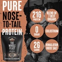 The Fittest Whole Feast Beef Protein Powder - Milk Chocolate - Grass Fed Nose to Tail Carnivore Blend Including Liver, Colostrum and Whole Bone - BCAAs - 14g Collagen, 21g Total Protein 3