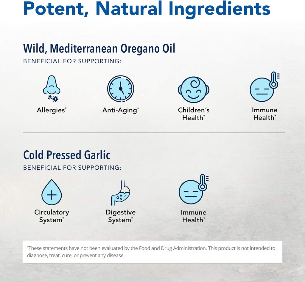 NORTH AMERICAN HERB & SPICE OregaMax - 90 Vegi Capsules - Healthy Digestive & Immune Support - Oreganol P73 Oregano Oil Supplement with Garlic & Onion - Non-GMO - 90 Servings 5