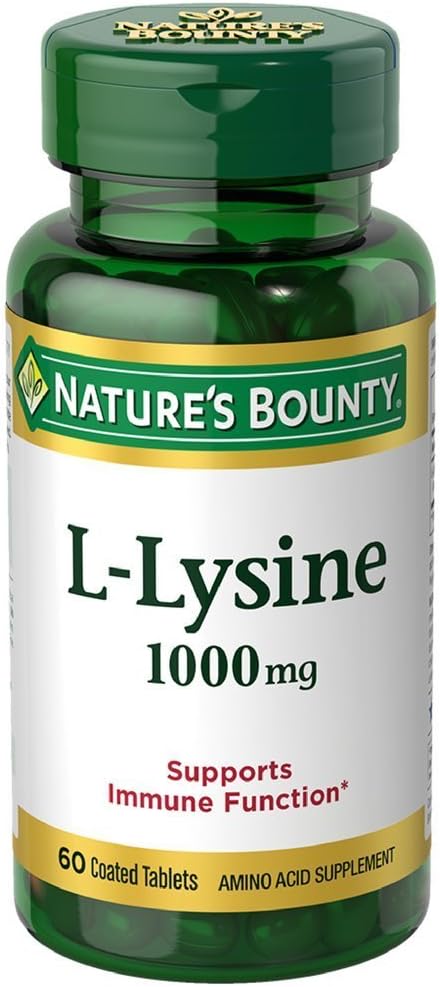 Nature's Bounty L-Lysine 1000 mg Tablets 60 ea (Pack of 2) 4