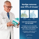 Navage Deluxe Bundle Nasal Irrigation System - Saline Nasal Rinse Kit with 1 Nose Cleaner, 30 Salt Pods, Paisley Travel Bag and 1 Countertop Caddy 4