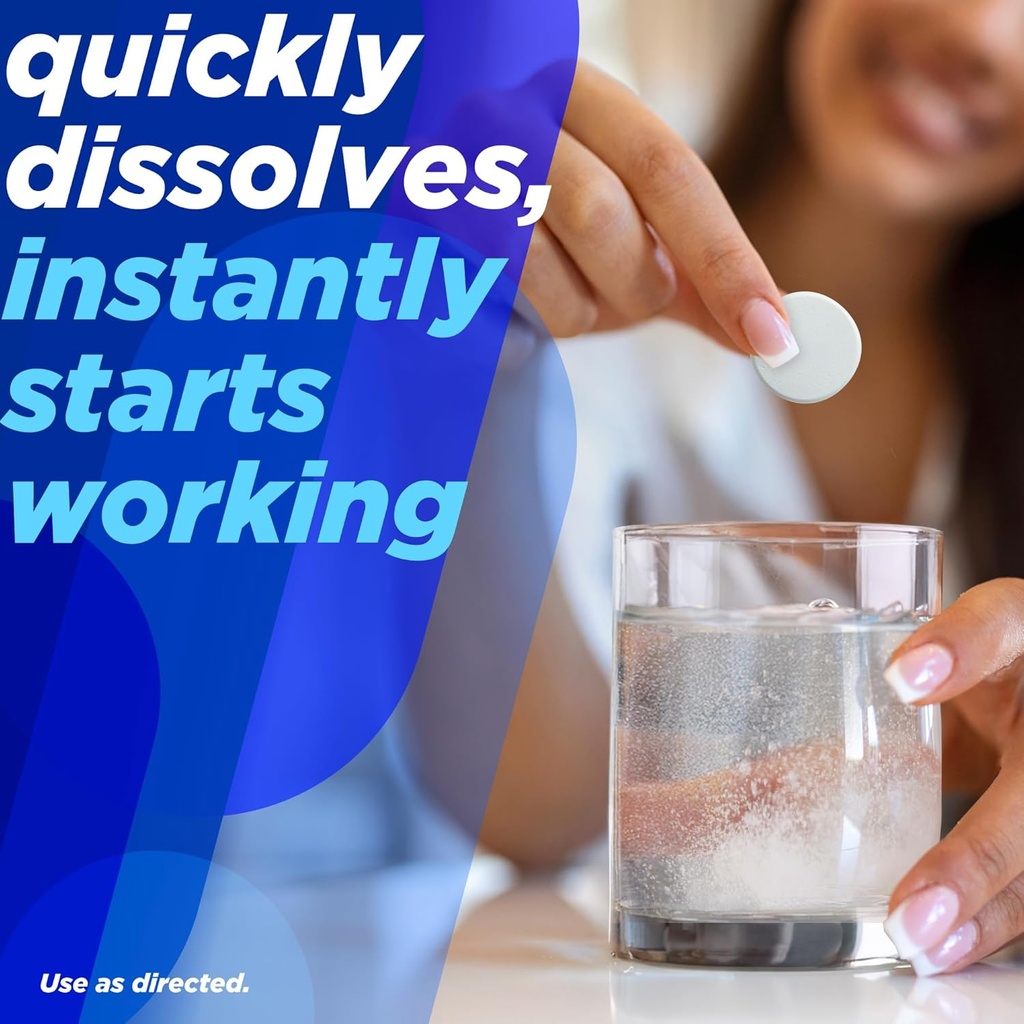 Alka-Seltzer Heartburn + Pain Effervescent Aspirin + Antacid Tablets, Fast Heartburn Relief and Acid Indigestion Relief, Pain Relief with Aspirin, 72 Ct 5