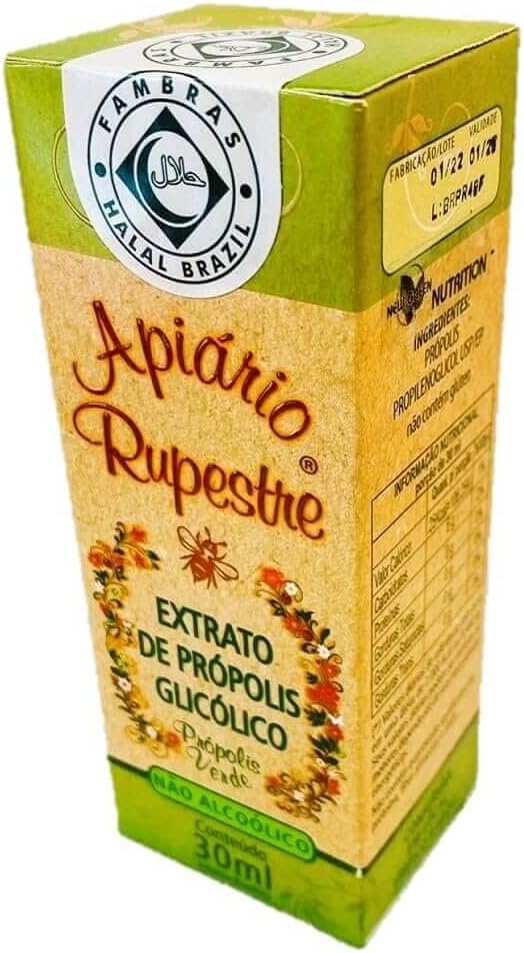 Apiario Rupestre Brazilian Green Bee Propolis Extract Non Alcoholic (30 ml) 3