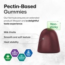 BIO KRAUTER Milk Thistle Liver Detox Gummies - 1500 mg Strength - 60 Chews - Silymarin Milk Thisle Supplement - Vegan Gelatine-Free Formula 6