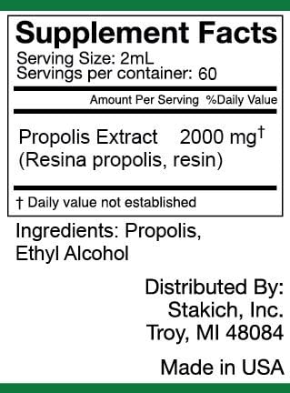 Stakich Propolis Extract (4 Ounce 75%) 3