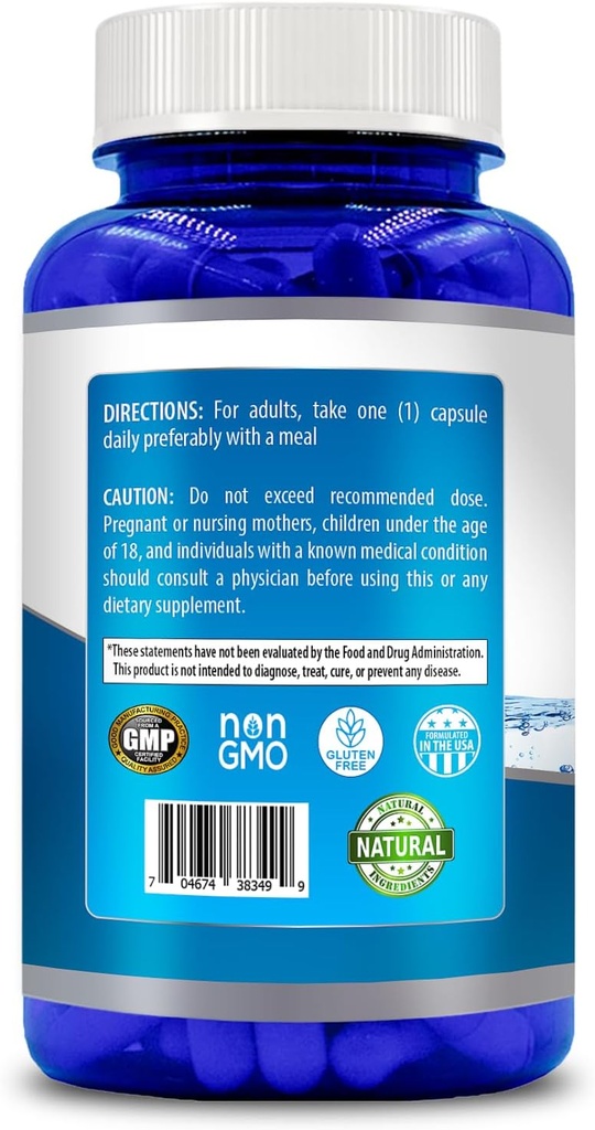 Generic Natural Vitamin Coq10 200mg, 200 Capsules, Quick Absorption - Gluten Free & Non-GMO 3