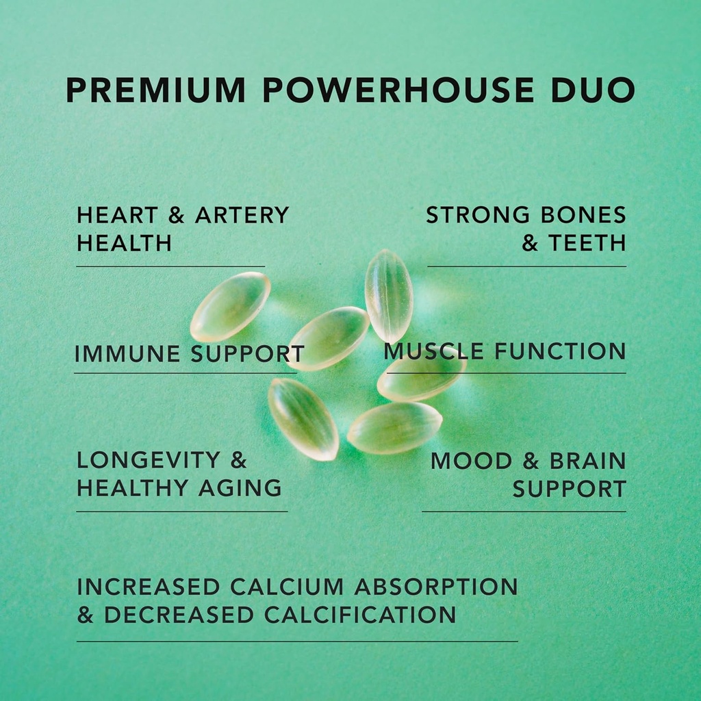 AMANDEAN Vegan Vitamin D3 K2. 5000 iu from Algae. All-Trans MK-7. 120 Softgels. Plant-Based & Carrageenan Free. Organic Coconut Oil Blend. for Mood, Bones, Heart, Immune Health (Packaging May Vary) 4